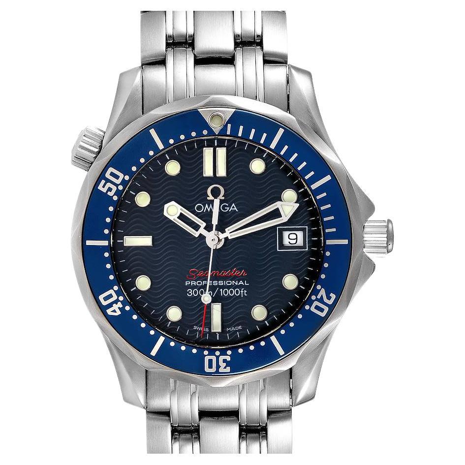 Omega Seamaster 300M Blue Wave Dial Midsize Watch 2223.80.00