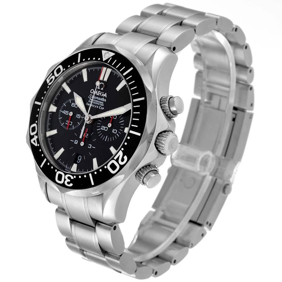 Men's Omega Seamaster 300M Chronograph Americas Cup Mens Watch 2594.50.00 Card