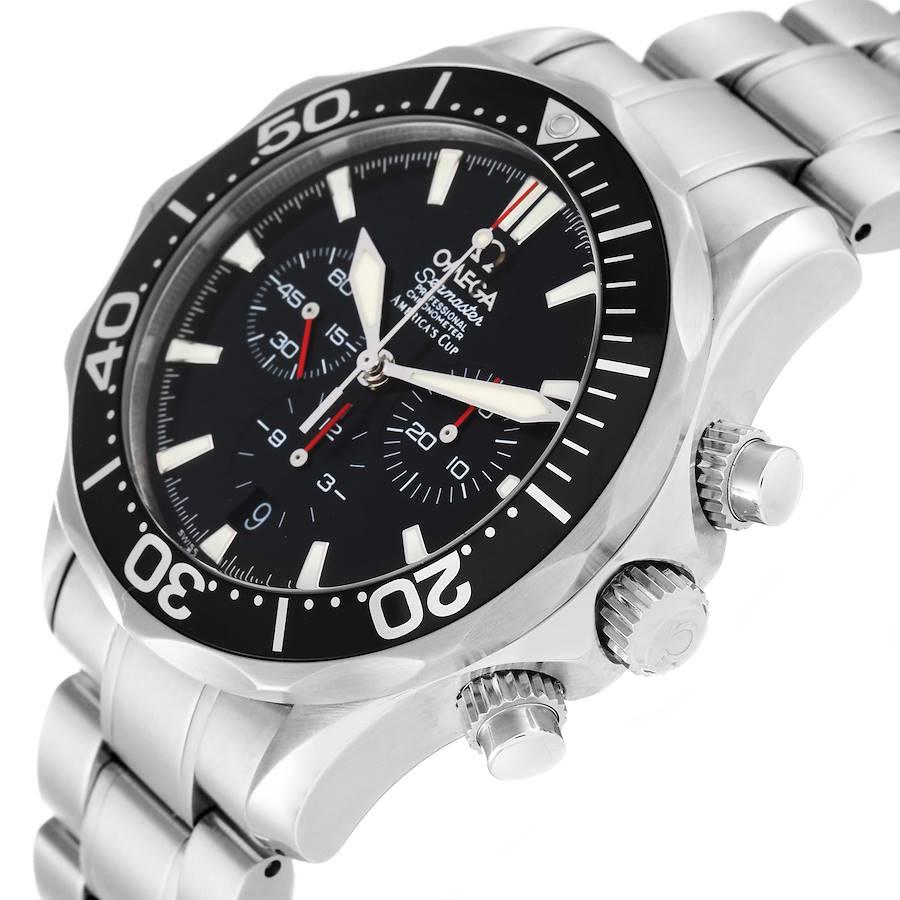 Omega Seamaster 300M Chronograph Americas Cup Watch 2594.50.00 Box Card 1