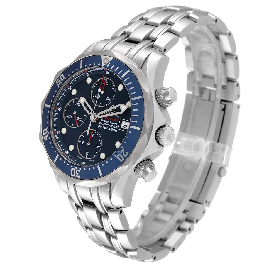 Men's Omega Seamaster 300m Chronograph Automatic Watch 2225.80.00 Card