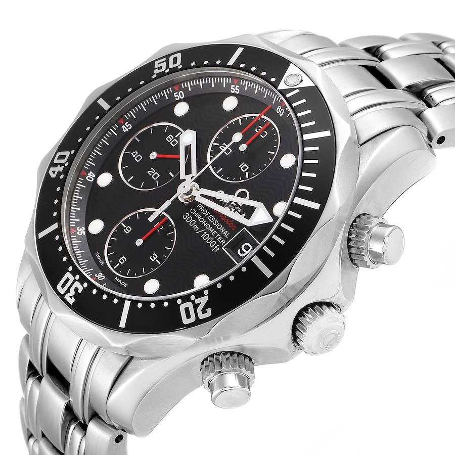 Men's Omega Seamaster 300M Chronograph Black Dial Watch 213.30.42.40.01.001 For Sale
