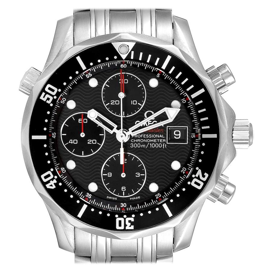 Omega Seamaster 300M Chronograph Black Dial Watch 213.30.42.40.01.001 For Sale