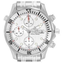 Omega Seamaster 300M Chronograph Steel White Dial Mens Watch 2598.20.00