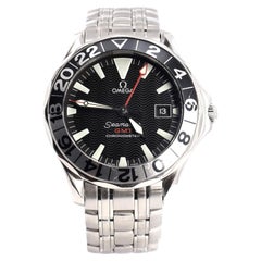 Omega Seamaster 300m Chronometer GMT Automatikuhr aus Edelstahl 41