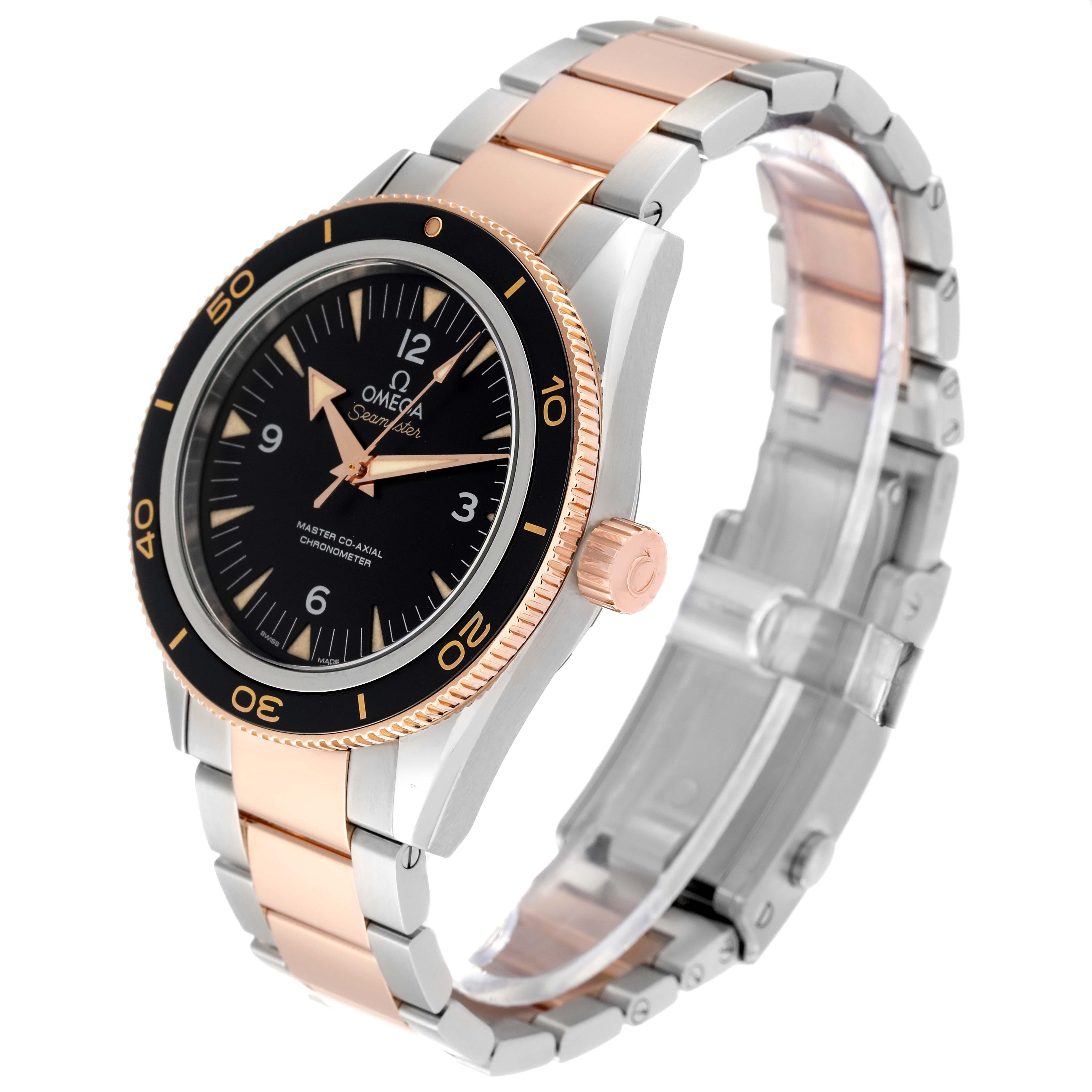Omega Seamaster 300M Co-Axial Steel Rose Gold Watch 233.20.41,21.01.001 Pour hommes en vente