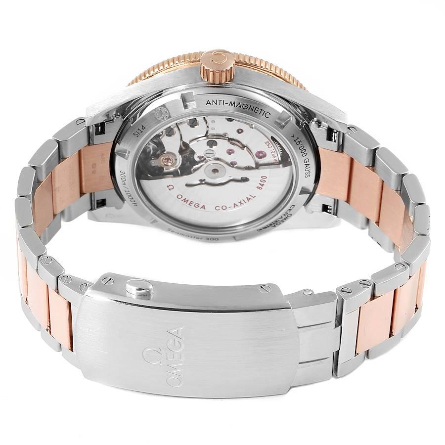 Men's Omega Seamaster 300M Co-Axial Steel Rose Gold Watch 233.20.41.21.01.001 For Sale