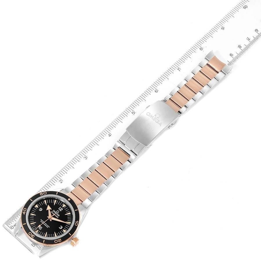 Omega Seamaster 300M Co-Axial Steel Rose Gold Watch 233.20.41.21.01.001 For Sale 1