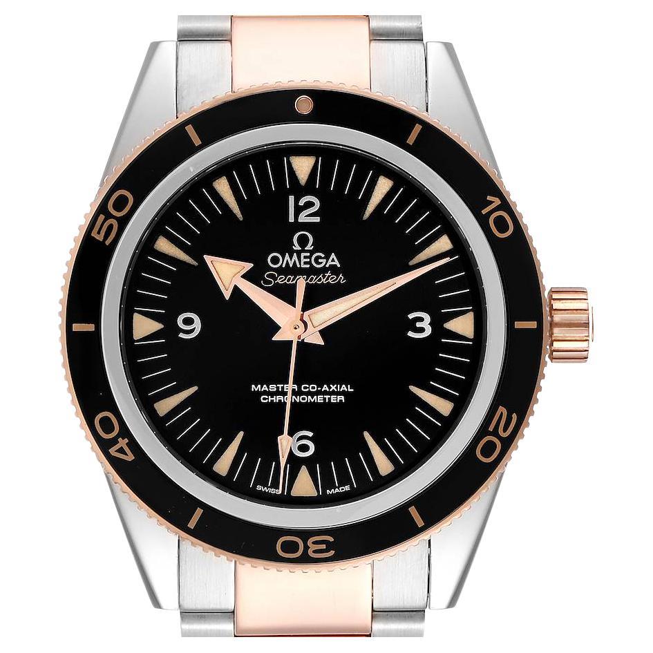 Omega Seamaster 300M Co-Axial Steel Rose Gold Watch 233.20.41.21.01.001