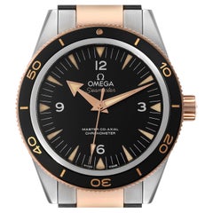 Used Omega Seamaster 300M Co-Axial Steel Rose Gold Watch 233.20.41.21.01.001