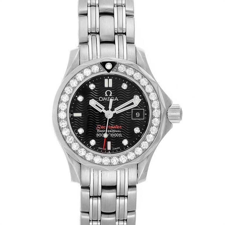 Omega Seamaster Diamond Ladies Watch 212.15.28.61.51.001 at 1stDibs