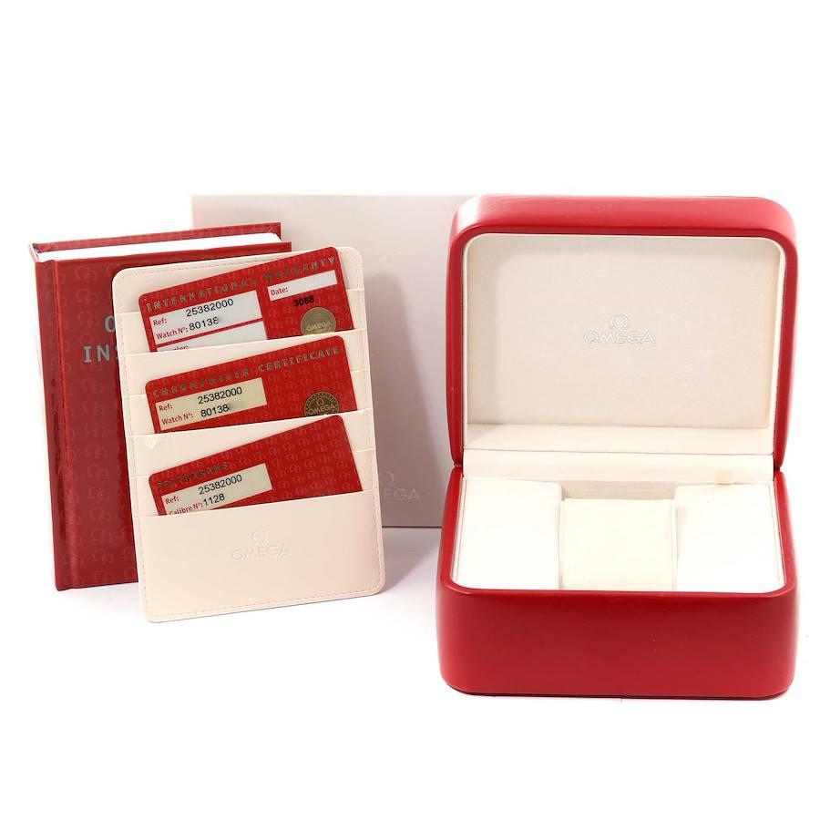 Omega Seamaster 300m GMT Great White Steel Mens Watch 2538.20.00 Box Card 3