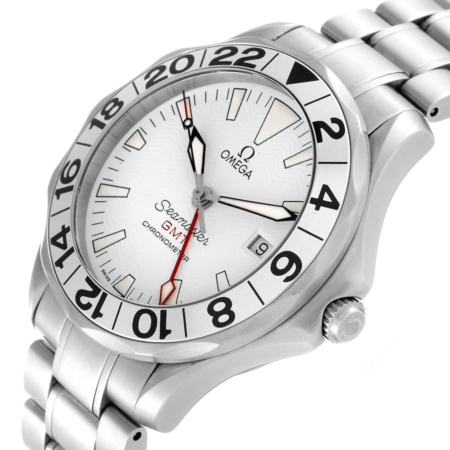 omega black and white gmt