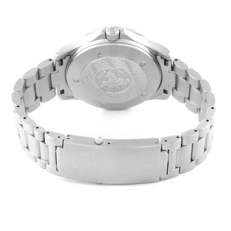 Men's Omega Seamaster 300m GMT Great White Steel Mens Watch 2538.20.00 Box Card