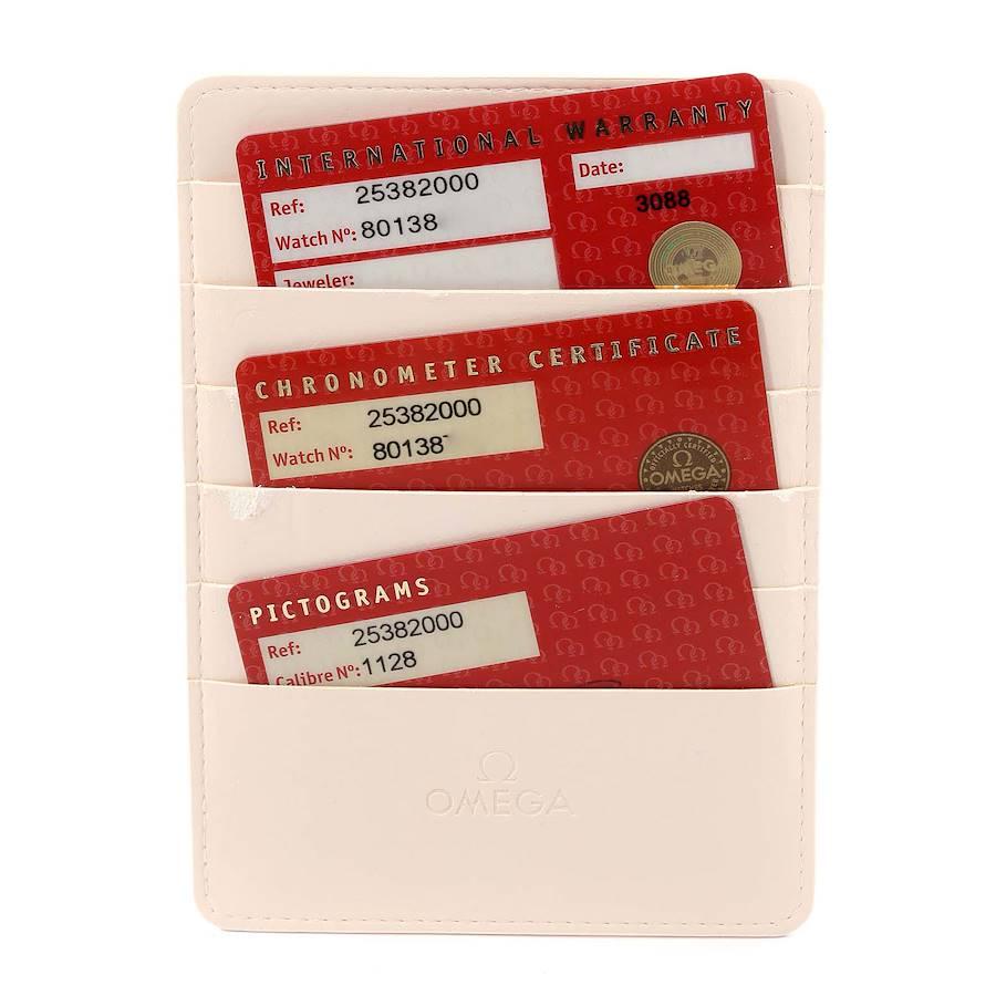 Omega Seamaster 300m GMT Great White Steel Mens Watch 2538.20.00 Box Card 2