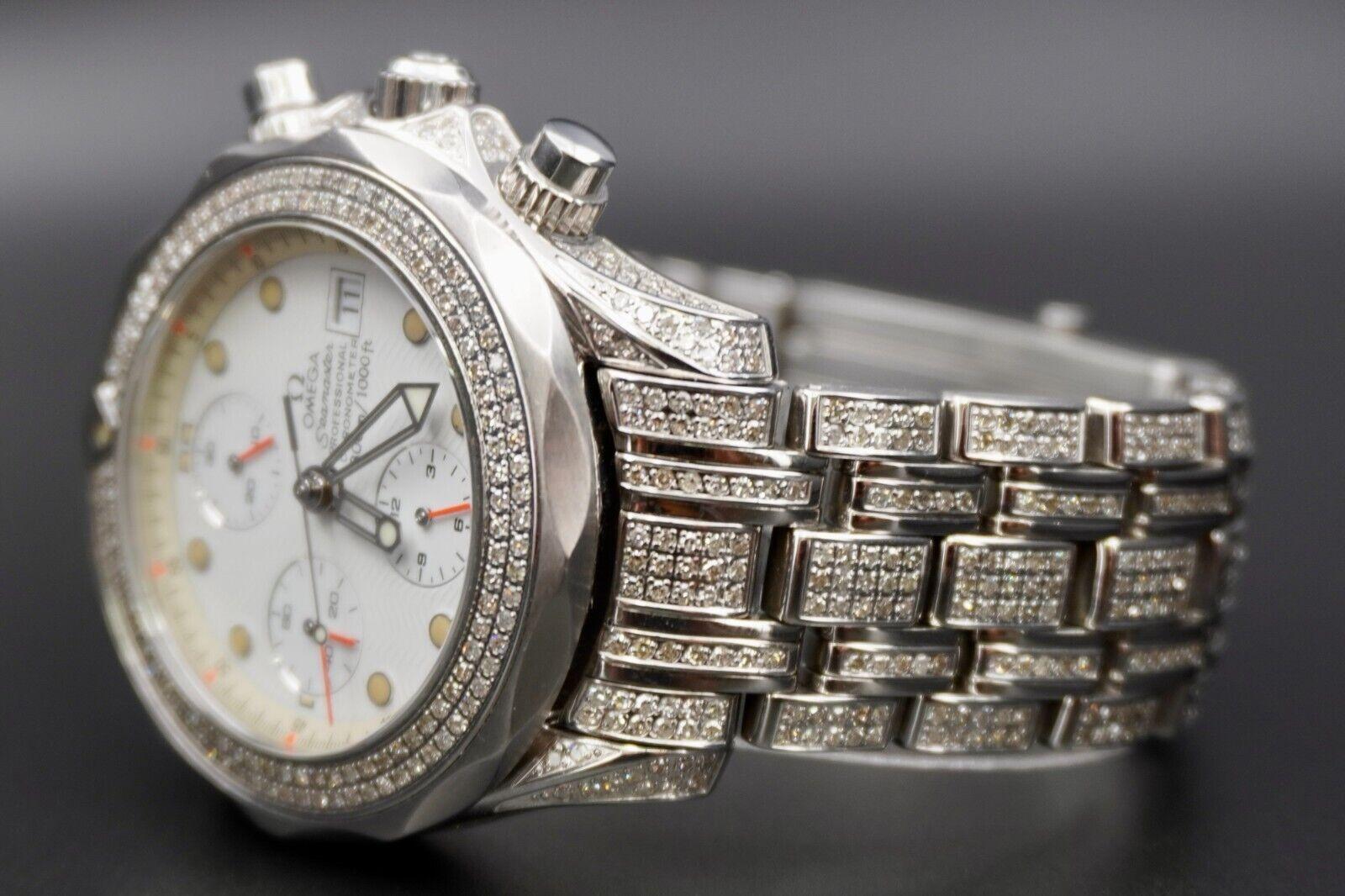 omega speedmaster iced out