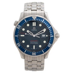 Used Omega Seamaster Professional, Red Writing 'James Bond', Box & Papers