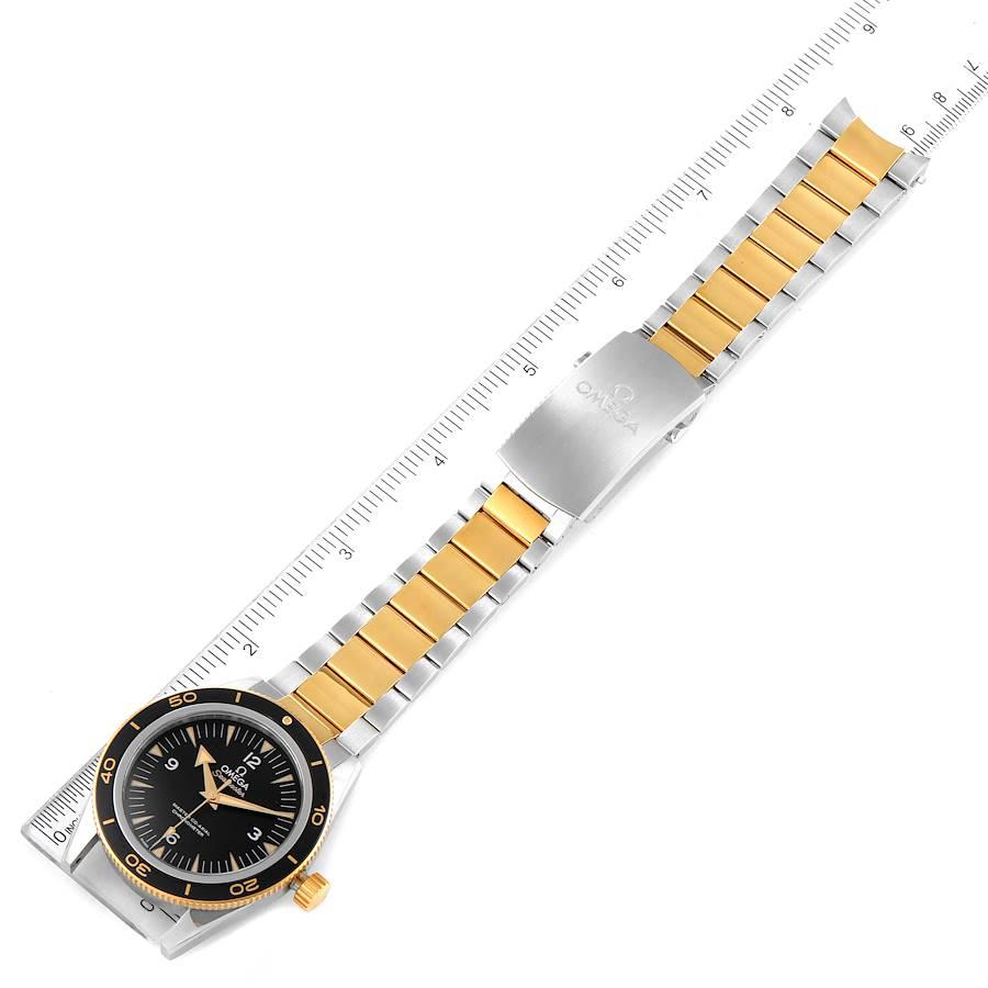 Men's Omega Seamaster 300M Steel Yellow Gold Mens Watch 233.20.41.21.01.002 Box Card For Sale