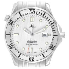 Omega Seamaster 300m Weißes Wellenzifferblatt 41mm Herrenuhr 2542.20.00