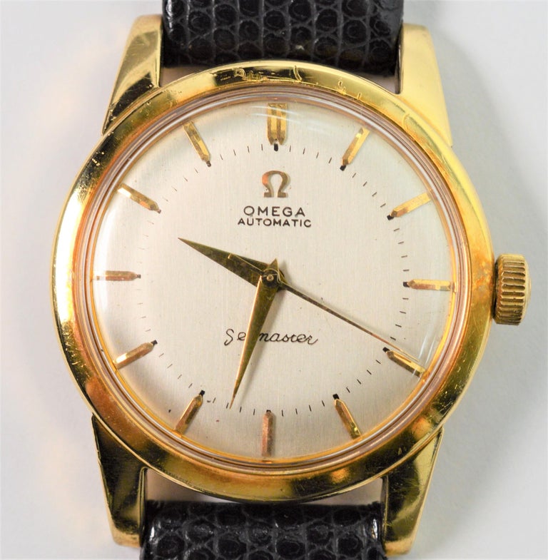 Omega Seamaster 351 Automatic Men's Wristwatch For Sale at 1stDibs | omega  automatic seamaster, omega seamaster automatic, omega automatic watch