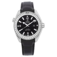 Montre unisexe Omega Seamaster 38mm Steel Black Dial Diamond 232.18.38.20.01.001