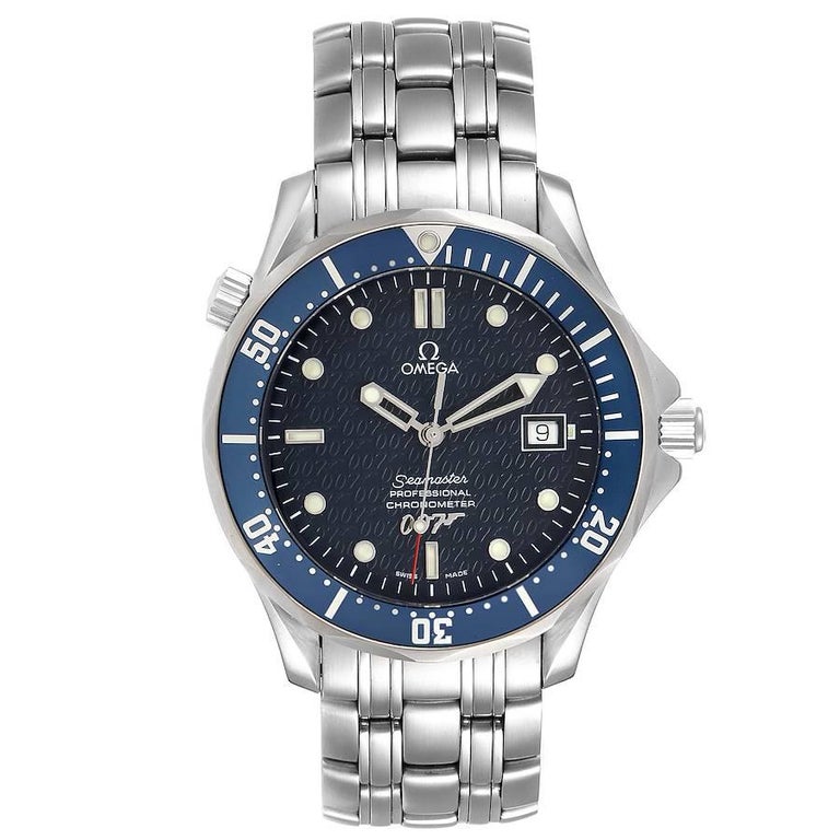 Omega Seamaster 40 Years James Bond Blue Dial Mens Watch 2537.80.00 ...