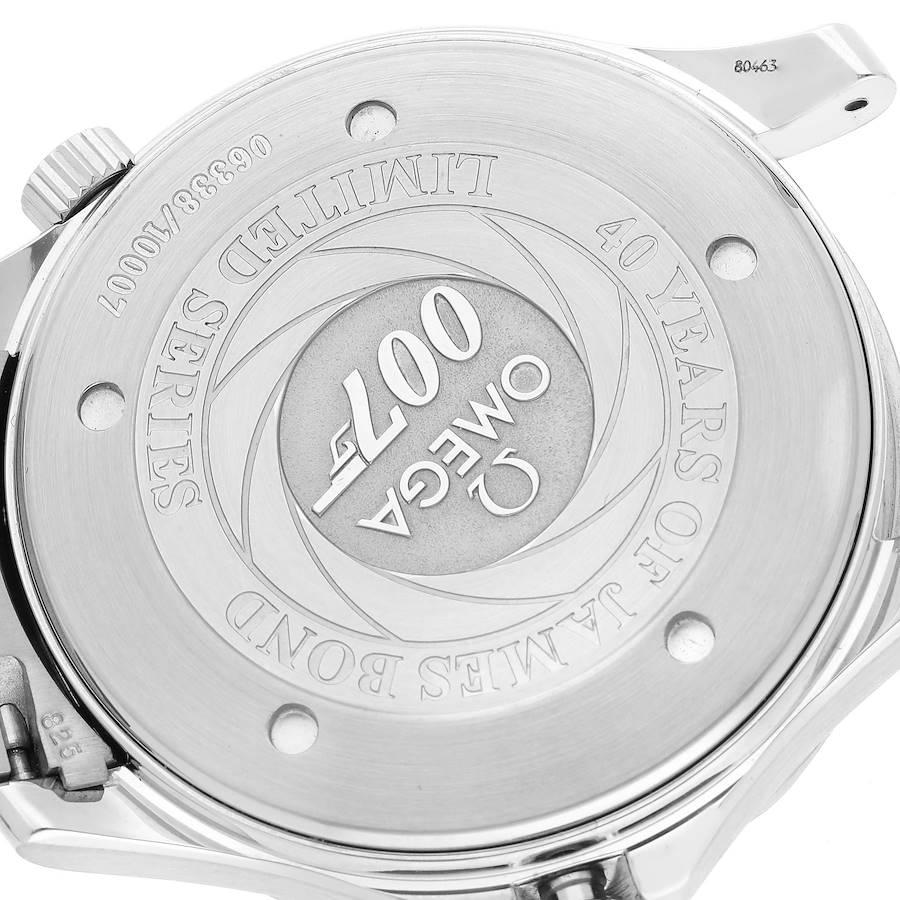 Omega Seamaster 40 Jahre James Bond Blaue Zifferblattuhr 2537.80,00 BoxKarte 2