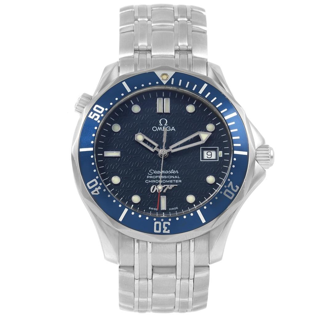 Men's Omega Seamaster 40 Years James Bond Blue Dial Watch 2537.80.00