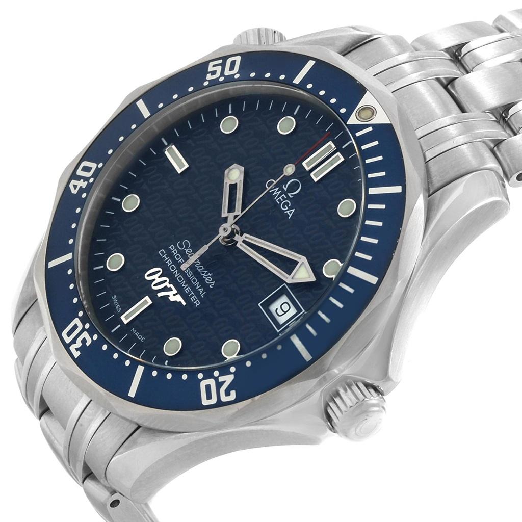 Omega Seamaster 40 Years James Bond Blue Dial Watch 2537.80.00 1