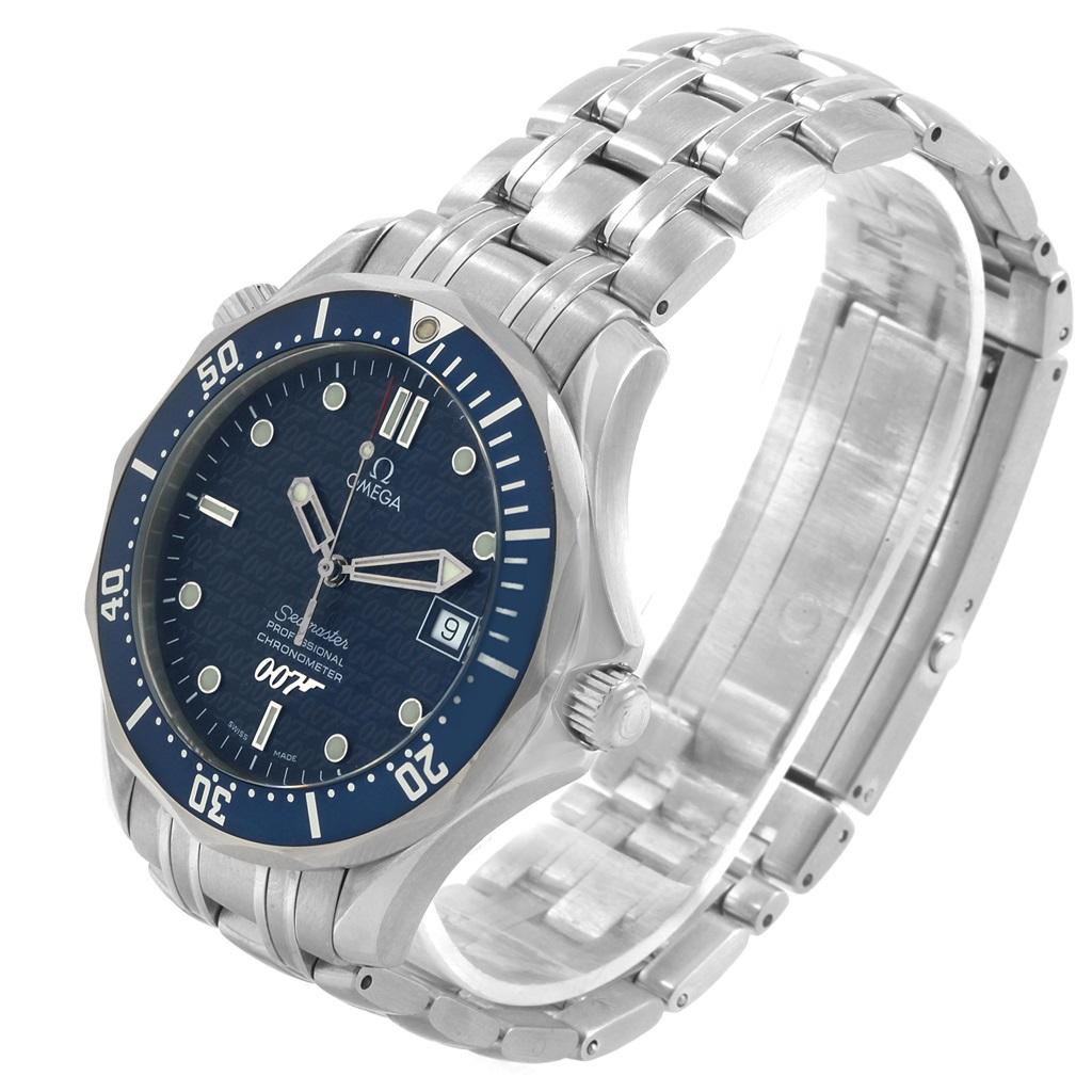 Omega Seamaster 40 Years James Bond Blue Dial Watch 2537.80.00 5