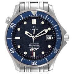 Omega Seamaster 40 Years James Bond Montre à cadran bleu avec cadran, 2537,80.00 $