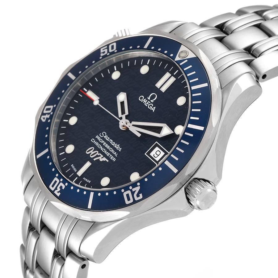 Omega Seamaster 40 Years James Bond Blue Dial Watch 2537.80.00 Unworn For Sale 1