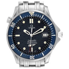 Omega Seamaster 40 Years James Bond Blue Dial Watch 2537.80.00 Unworn