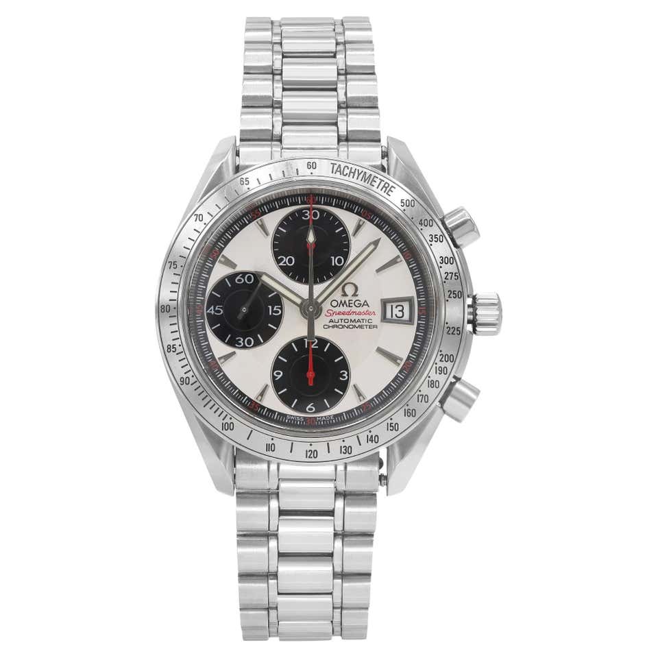 Men's Omega Seamaster Steel Watch, Red Dial at 1stDibs | omega ...