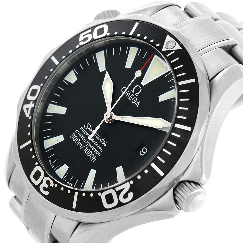 Omega Seamaster 41 300M Black Dial Steel Men’s Watch 2254.50.00 Box 1