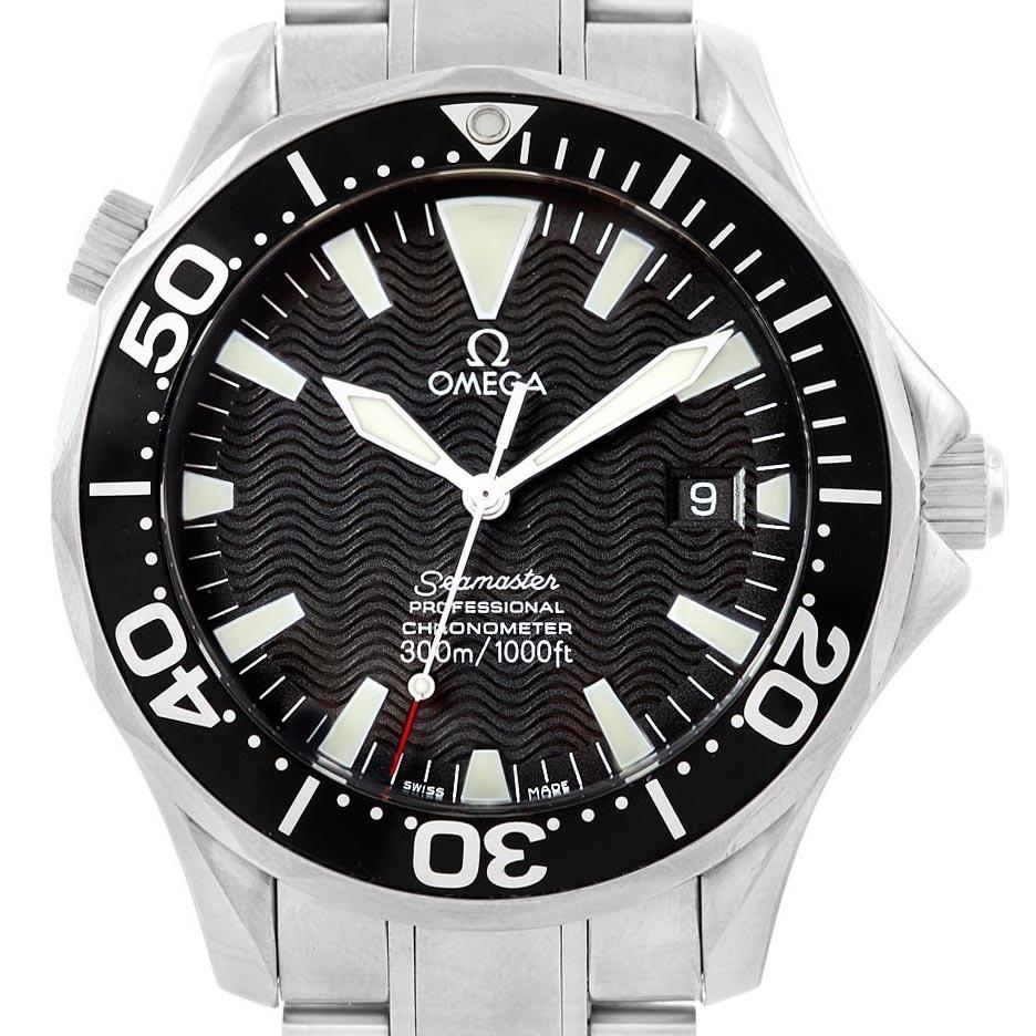 Omega Seamaster 41 300M Black Dial Steel Men’s Watch 2254.50.00 Box 3