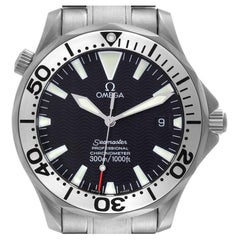 Omega Seamaster Black Dial Titanium Mens Watch 2231.50.00