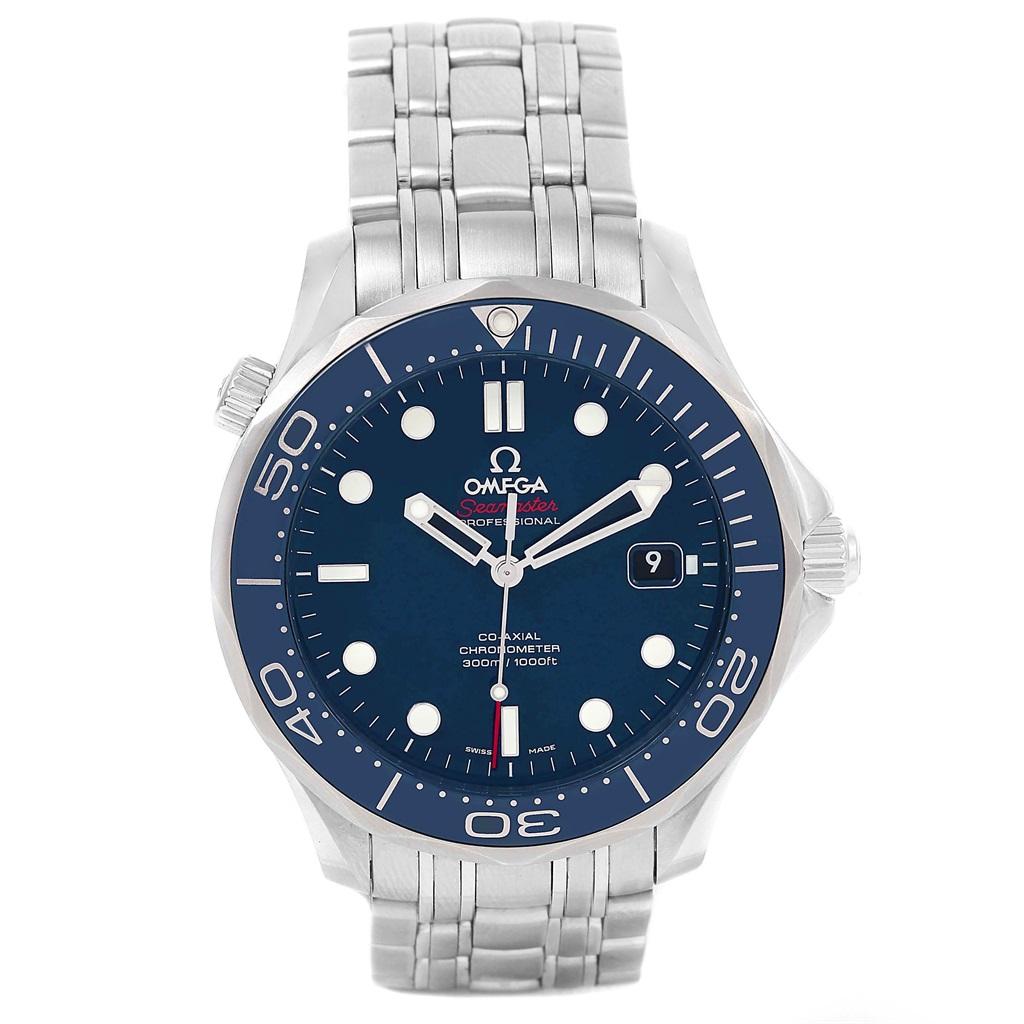 Omega Seamaster 41 Co-Axial Blue Dial Men’s Watch 212.30.41.20.03.001 For Sale 2