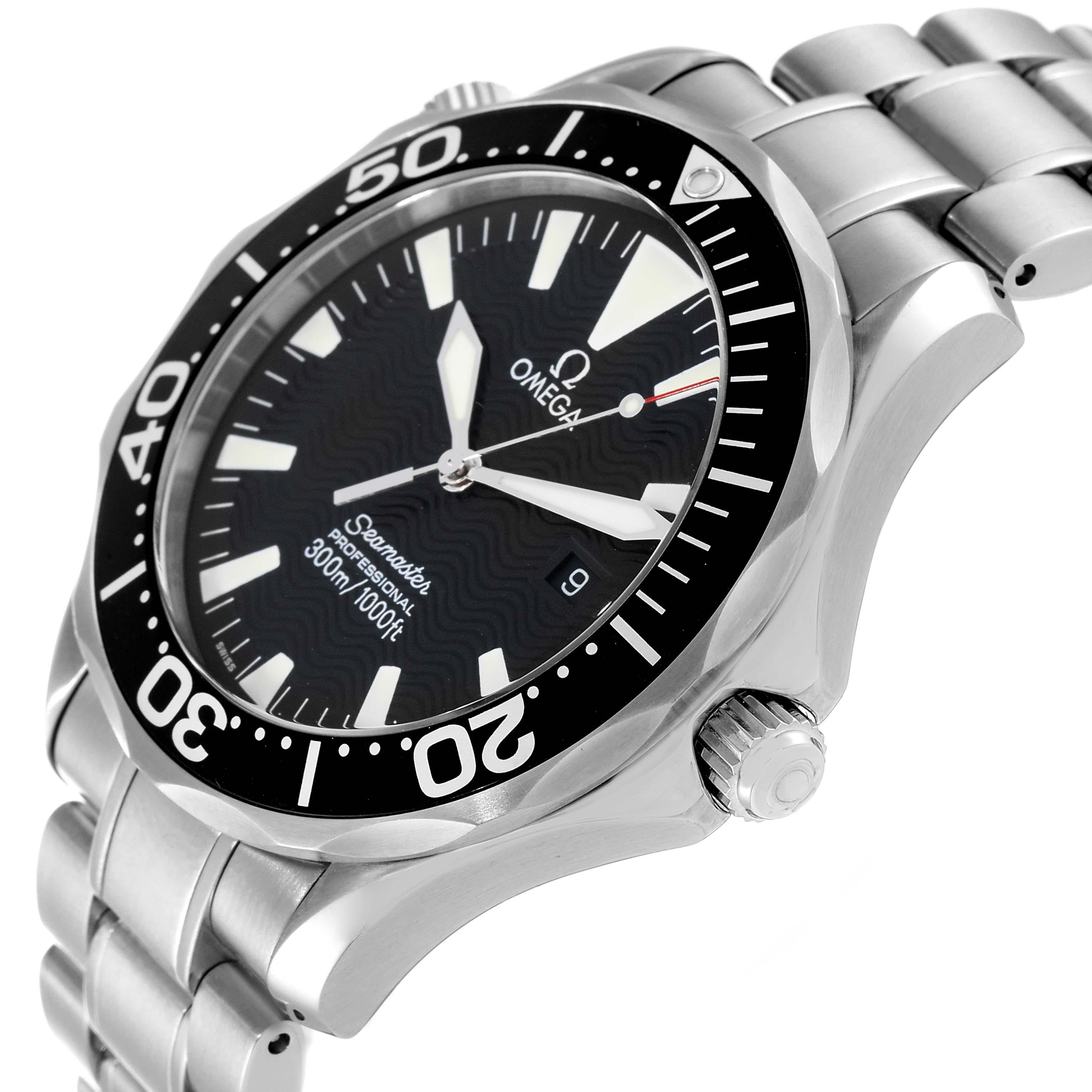 Omega Seamaster Black Dial Stainless Steel Mens Watch 2264.50.00 1