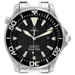 Omega Seamaster Black Dial Stainless Steel Mens Watch 2264.50.00