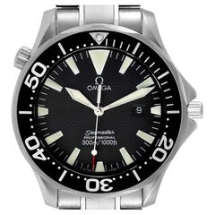 Omega Seamaster Black Dial Stainless Steel Mens Watch 2264.50.00