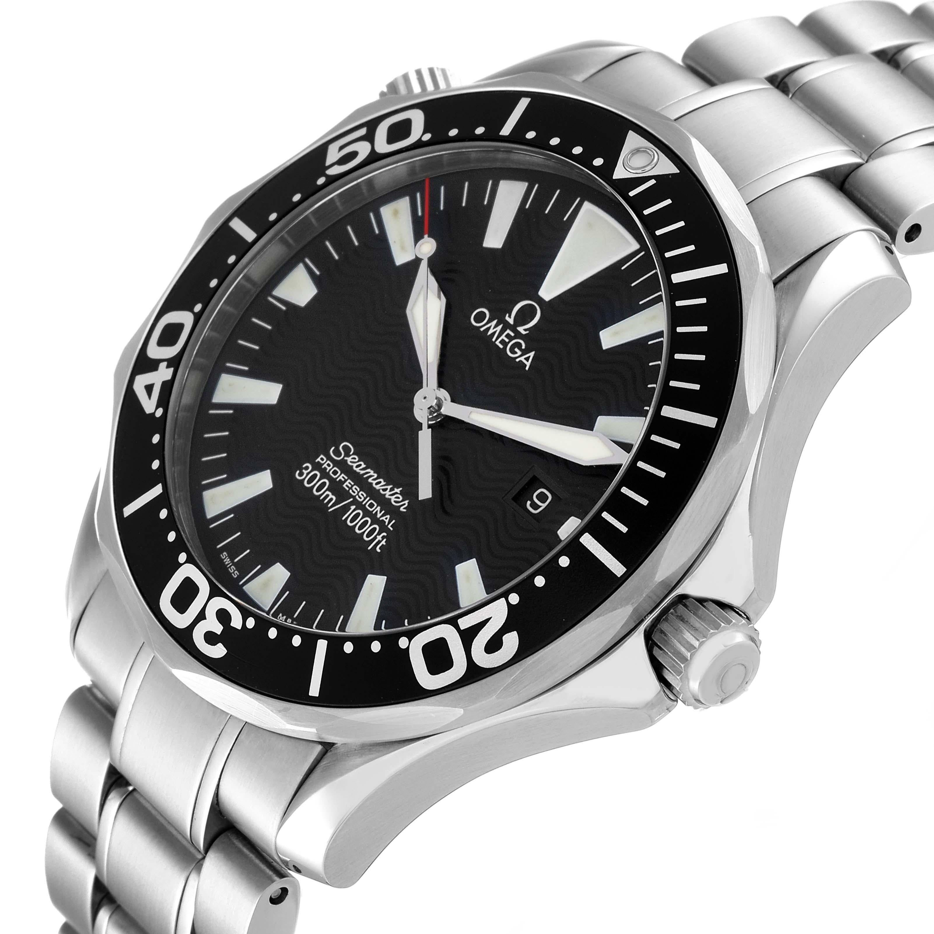 Omega Seamaster 41mm Stahl-Herrenuhr 2264,50,00 mit schwarzem Zifferblatt 1