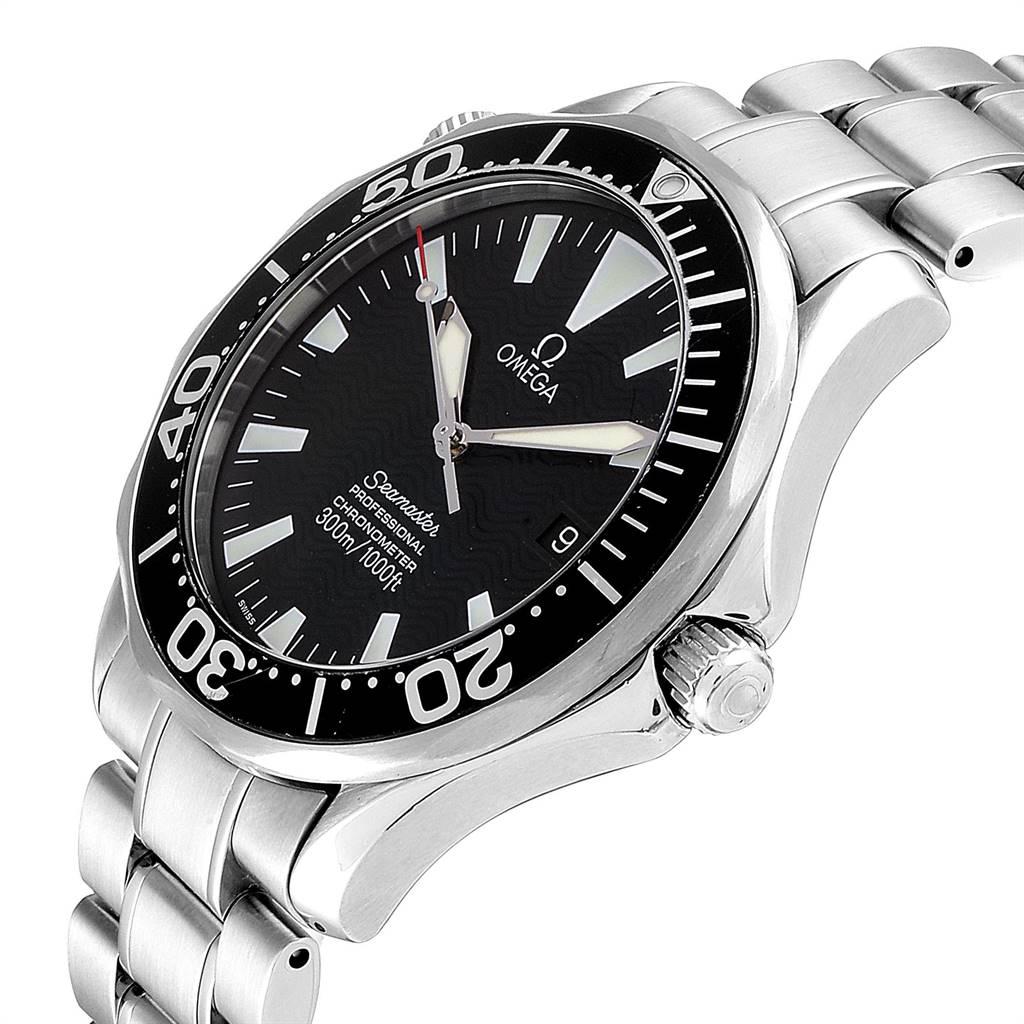Omega Seamaster Black Wave Dial Steel Men's Watch 2254.50.00 2