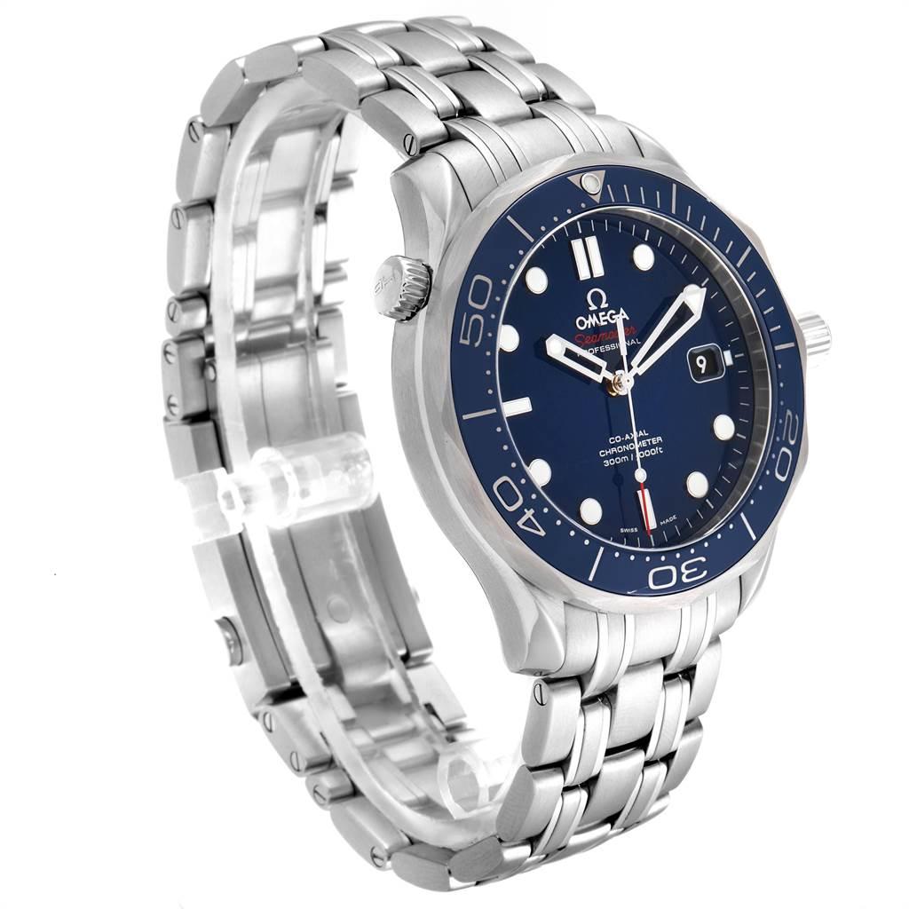 Omega Seamaster Co-Axial Blue Dial Men's Watch 212.30.41.20.03.001 2