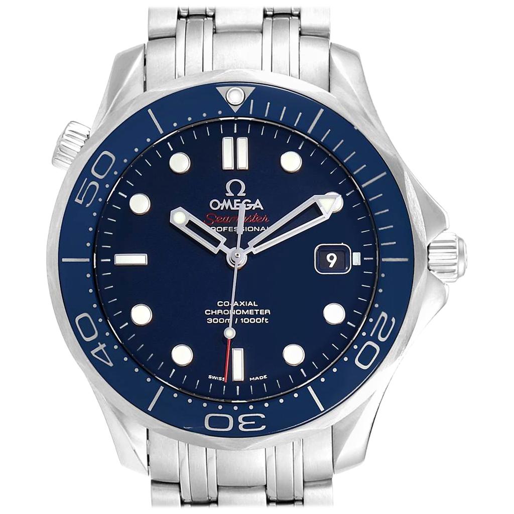 Omega Seamaster Co-Axial Blue Dial Men's Watch 212.30.41.20.03.001