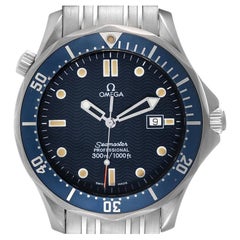 Omega Seamaster James Bond Blue Dial Steel Watch 2541.80.00 Box Card