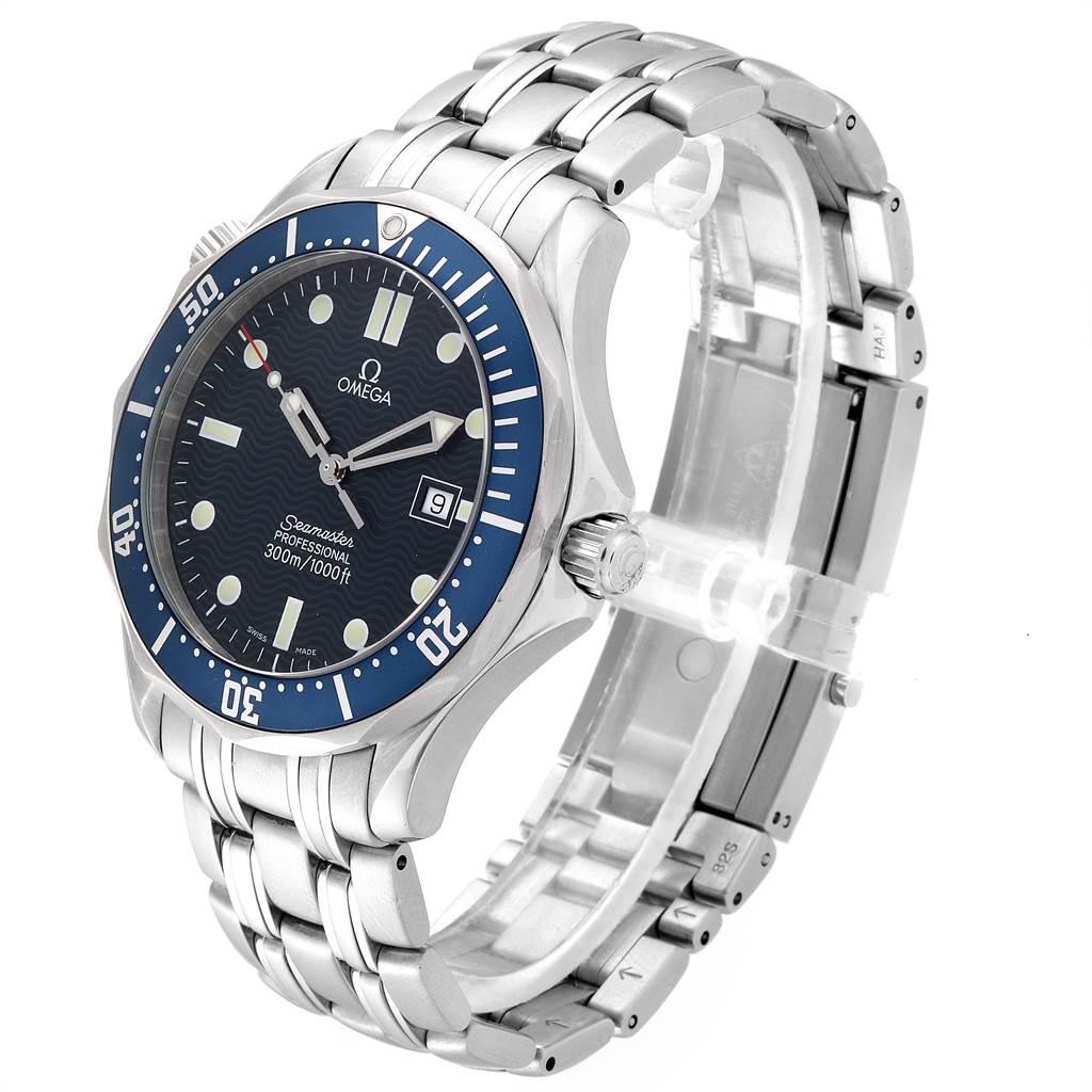 Omega Seamaster James Bond Blue Dial Steel Watch 2541.80.00 For Sale 1