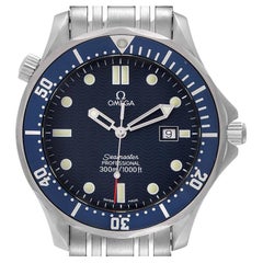Omega Seamaster James Bond Blue Dial Steel Watch 2541.80.00