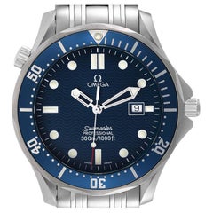 Omega Seamaster James Bond Blue Dial Steel Watch 2541.80.00