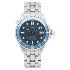 Omega Seamaster Steel Blue Wave Dial Automatic Mens Watch 2531.80.00