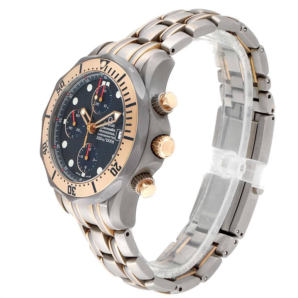 Omega Seamaster Titanium 18 Karat Rose Gold Men's Watch 2296.80.00 1